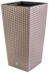 Prosperplast Rato Square 2in1 virágcserép, 32, 5 cm - mokka (DRTS325-7529U)