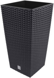 Prosperplast Rato Square 2in1 virágcserép, 32, 5 cm - antracit (DRTS325-S433)