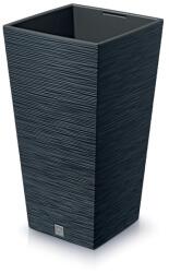 Prosperplast Furu Square virágcserép, 30 cm - antracit (DFSH300-S433)