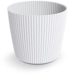 Prosperplast Milly Round virágcserép, 15 cm - fehér (DMI150-S449)