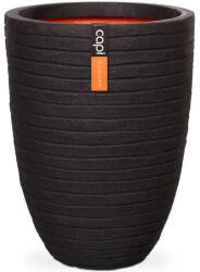 Capi Europe Capi Row elegant low virágcserép, 34x47 cm - fekete (KBLRO782)