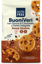 NUTRI FREE gluténmentes Buoni Veri keksz - teljes kiőrlésű liszttel és csokicseppel 250 g