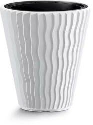 Prosperplast Sandy Low virágcserép, 40 cm - fehér (DBSP400-S449)