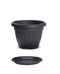 Prosperplast Posperplast Terra virágcserép, 55 cm - antracit (DCE55-S433)