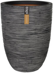 Capi Europe Capi Low Rib virágcserép, 34x46 cm - antracit (KOFZ782)