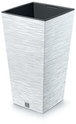 Prosperplast Furu Square virágcserép, 30 cm - fehér (DFSH300-S449)