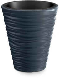 Prosperplast Sand Low virágcserép, 40 cm - antracit (DBSA400-S433)