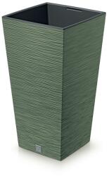 Prosperplast Furu Square virágcserép, 30 cm - föld zöld (DFSH300-5615C)