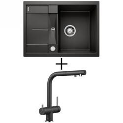  BLANCO METRA 45 S Compact EXCENTERREL + BLANCO Fontas-S II CSAPTELEP - törtfehér (527102 + 526947)