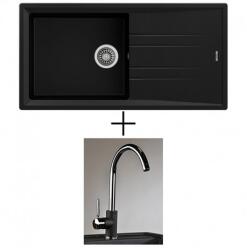 Teka Stone 60 L-TG + olasz Infinity csaptelep - fehér (115330005 + Inifnity)