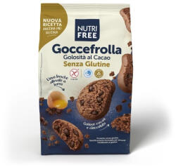 NUTRI FREE Goccefrolla al cacao - csokis keksz csoki cseppel 300 g - freefrom