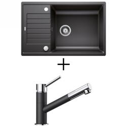 BLANCO ZIA XL 6 S Compact EXCENTERREL + BLANCO Kano-S CSAPTELEP - fehér (523267 + 525040)
