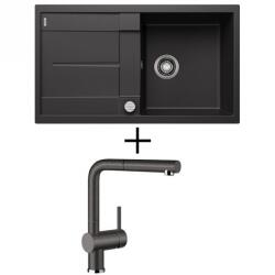  BLANCO METRA 5 S EXCENTERREL + BLANCO Linus-S CSAPTELEP - törtfehér (527109 + 526959)