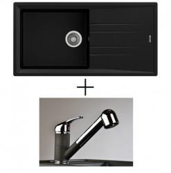 Teka Stone 60 L-TG + olasz zuhanyfejes Altea Cr csaptelep - fehér (115330005 + Altea Cr)
