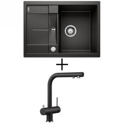 BLANCO METRA 45 S Compact EXCENTERREL + BLANCO Fontas II CSAPTELEP - tartufo (519580 + 523136)