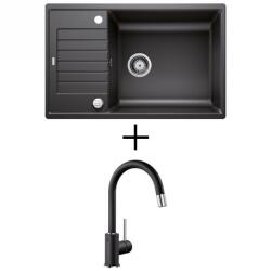 BLANCO ZIA XL 6 S Compact EXCENTERREL + BLANCO Mida-S CSAPTELEP - vulkánszürke (527396 + 526967)