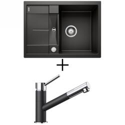 BLANCO METRA 45 S Compact EXCENTERREL + BLANCO Kano-S CSAPTELEP - törtfehér (527102 + 526953)