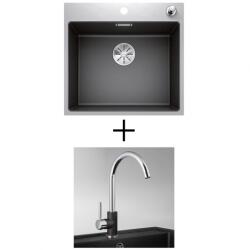 BLANCO Subline 500 IF/A SteelFrame + olasz Infinity csaptelep - fehér (524112 + Infinity)