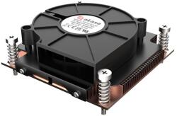 Akasa AK-CC7406BP01 Processzor Hűtő 7, 5 cm Fekete, Kék (AK-CC7406BP01)