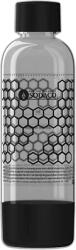 SodaCO2 500151 Bajonettzáras szénsavasító flakon otthoni King szódagéphez, 1 liter, fekete (500151)