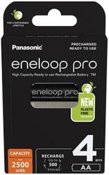 Panasonic eneloop 4db 2500mAh AA/ceruza akkumulátor (BK3HCDE-4BE-N) (BK3HCDE-4BE-N)