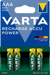 VARTA Longlife Ready2Use mikro akku 800mAh (4xAAA) (56703101404)