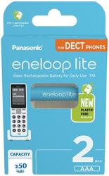 Panasonic eneloop 2db 550mAh AAA mikró akkumulátor (BK4LCCE-2DE-N) (BK4LCCE-2DE-N)
