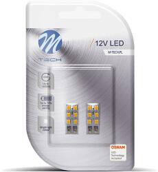 Homasita 72LB083W T10 LED P 6x3528 SMD Can-Bus fehér színű (pár) (72LB083W)