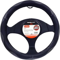Homasita Maxspeed ZIG kormányvédő, műbőr, 37-39 cm, fekete-szürke színű (83ZIG)