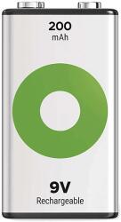 GP Batteries ReCyko NiMH Akkumulátor 6HR61 (9V), 200mAh (B2552) (B2552)