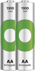 GP Batteries ReCyko NiMH Akkumulátor HR6 (AA), 1300mAh, 2db (B25232) (B25232)
