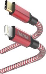 Hama FIC E3 USB Type-C Lightning adatkábel, 1, 5 méter, piros (201562) (201562)