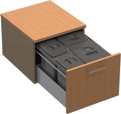 EKOTECH Beépíthető hulladékgyűjtő/kuka JAZZ 45 1x15 liter+3x7 liter (93004162451)