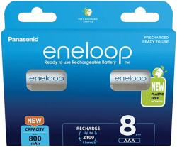 Panasonic eneloop 8db 800mAh Ni-MH AAA mikró akkumulátor (BK4MCDE-8BE) (BK4MCDE-8BE)