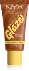 NYX Cosmetics Buttermelt Glaze világosító tonizáló fluid SPF 30 árnyalat 07 toffee Butta ml