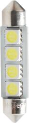 Homasita 72LB311W Szofita LED 41mm 4x5050 SMD Can-Bus fehér, 1 pár (72LB311W)