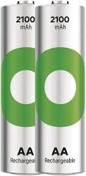 GP Batteries ReCyko NiMH Akkumulátor HR6 (AA), 2100mAh, 2db (B25212) (B25212)