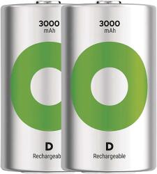 GP Batteries ReCyko NiMH Akkumulátor HR20 (D), 3000mAh, 2db (B2543) (B2543)