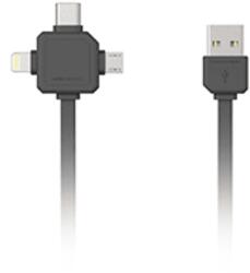 allocacoc Power USB-C szürke adatkábel (9003GY/USBC15)