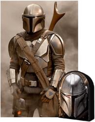 Vegatoys Star Wars Mandalorian 3D puzzle, fém ajándék dobozban, 300 darabos (PRI-35580) (PRI-35580)