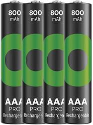 GP Batteries ReCyko Pro NiMH Akkumulátor HR03 (AAA), 4db (B26184) (B26184)