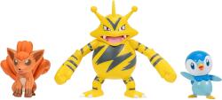Jazwares Pokémon 3 db-os figura csomag, Piplup, Vulpix, Electabuzz (PKW2680) (PKW2680)