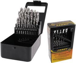 Craft 6464 HSS fúrószárkészlet 25db-os, élköszörült, fémdobozban (6464)