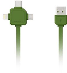 allocacoc Power USB-C zöld adatkábel (9003GN/USBC15)
