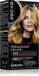 Syoss Permanent Color Culoare permanenta pentru par culoare 8_7 Honey Blond 1 buc