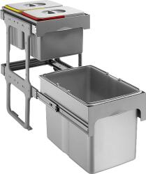 EKOTECH Beépíthető hulladékgyűjtő/kuka TANDEM SHORT 40 1x34 liter + 2x12 (91244100)