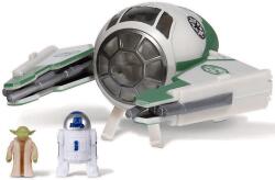 Jazwares Star Wars jármű figurával, Yoda's Jedi, Starfighter Yoda, R2-D2, 8 cm (SWJ0008) (SWJ0008)