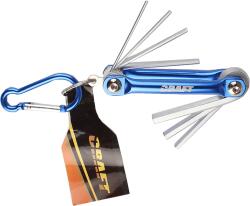 Craft 6395 Imbuszkulcs, behajtható, 7 részes, alumínium markolat (6395)