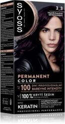 Syoss Permanent Color Culoare permanenta pentru par culoare 3_3 Dark Violet 1 buc