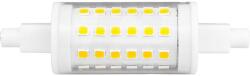 Avide LED fényforrás, 6W, R7S, 23x78mm, természetes fehér, 4000K, Dimmelhető, 500lm (ABR7SNW6W-D)